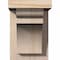 Ekena Millwork Yorktown Smooth Corbel w/Backplate, Douglas Fir, 5 1/2"W x 8"D x 8"H COR06X08X08YOR01SDF - alternate 4